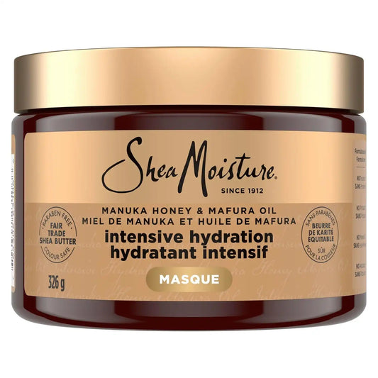Shea Moisture Intensive Hydration Hair Masque Manuka Honey & Mafura Oil For Dry, Damaged Deep Conditioning Hair Treatment, 11.5 Ounce (Pack of 12)