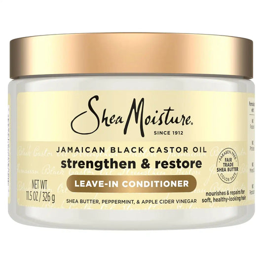Shea Moisture Jamaican Black Castor Oil Strengthen & Grow Leave-In Conditioner, 11 Ounce