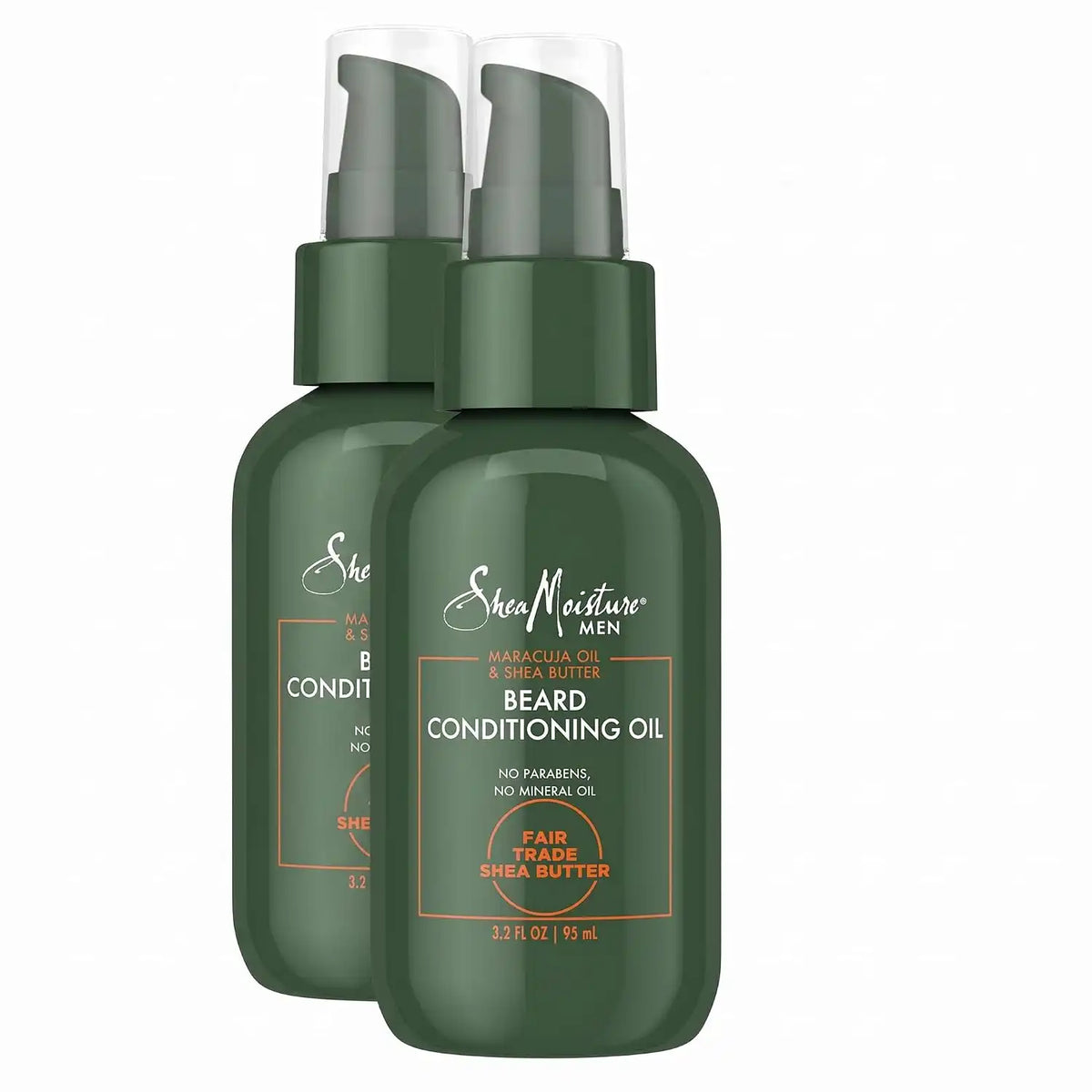 SheaMoisture Beard Conditioning Oil for a Full Beard Maracuja Oil and Shea Butter to Moisturize and Soften 3.2 oz,(Pack of 2)