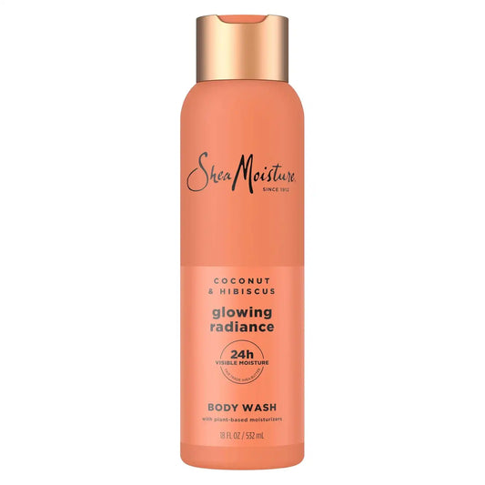 Shea Moisture Coconut Hibiscus Body Wash Glowing Radiance Glowing 18 oz