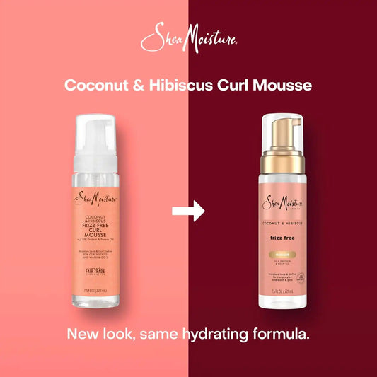 SheaMoisture Coconut & Hibiscus Frizz-Free Curl Mousse 7.5 fl Oz