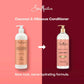 SheaMoisture Curl & Shine Conditioner Coconut & Hibiscus,for Thick,Curly Hair,to Moisturize-& Soften,24 oz,(Pack of 2)