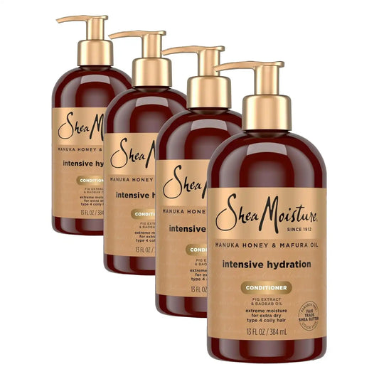 SheaMoisture 100% Pure Shea Oil for Hair & Skin, 13 Fl Oz (Pack of 4)