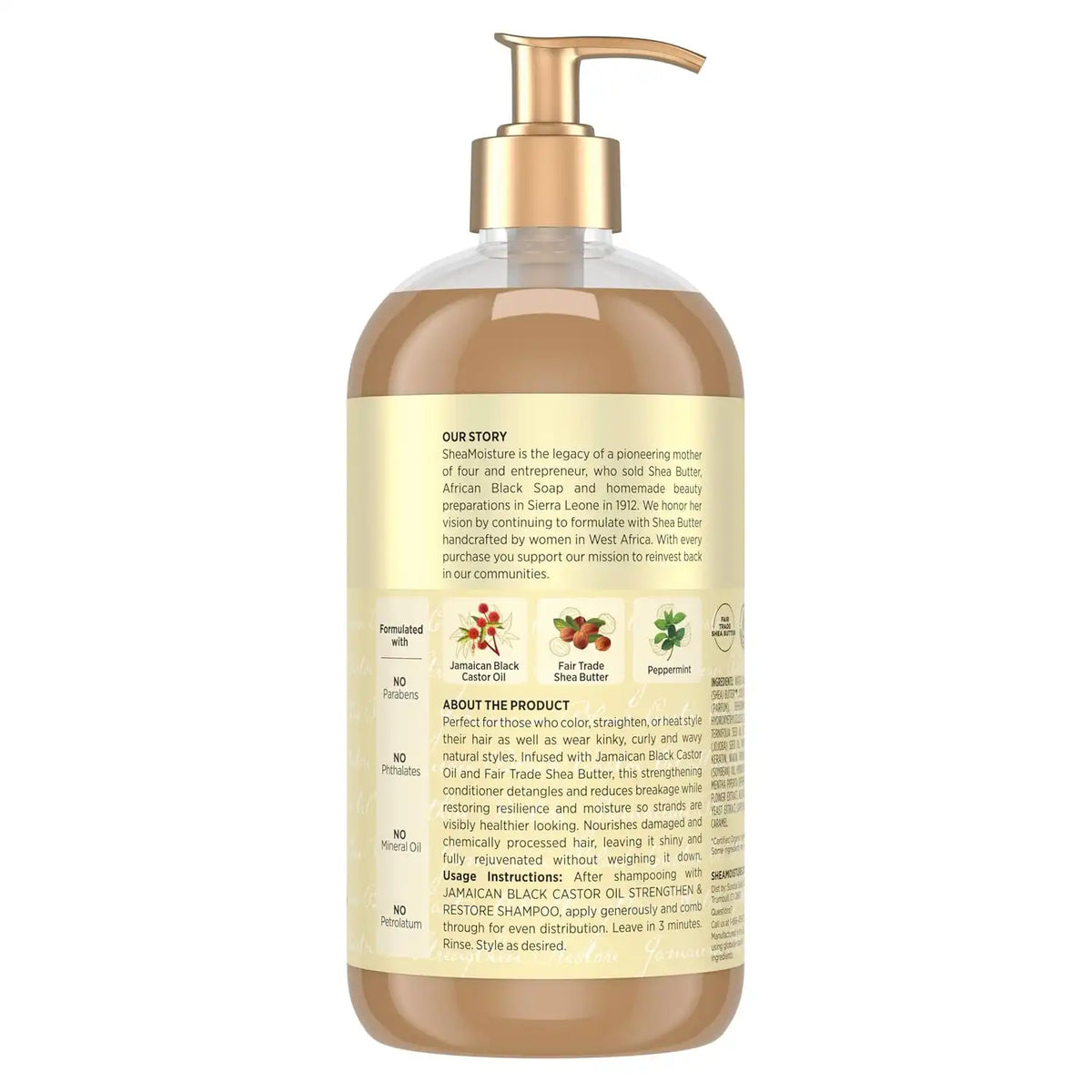 Shea Moisture Jamaican Black Castor Oil Conditioner for Curly Hair 24oz