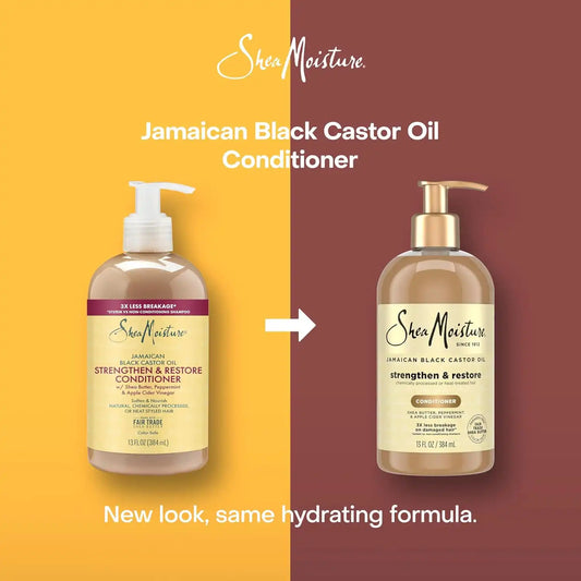 Shea Moisture Jamaican Black Castor Oil Conditioner, 13 Fl Oz (Pack of 4)