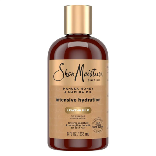 SheaMoisture Hydration Hair Milk Manuka Honey and Mafura Oil for Dry Hair to Hydrate and Style Hair 8 oz