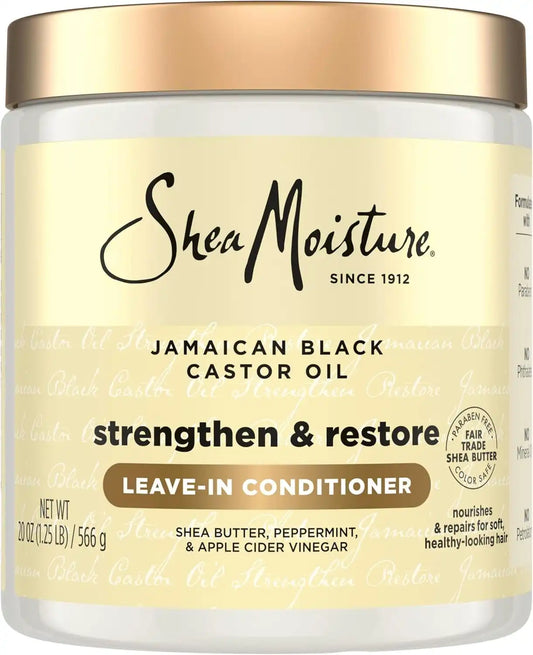 Shea Moisture JBCO LEAVE IN COND STRNGTH+RESTORE 20 Ounce (Pack of 12)
