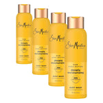 SheaMoisture Raw Shea Butter Body Wash Moisturize and Restore Deeply, 18 Fl Oz (Pack of 4)