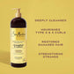 SheaMoisture Strengthen and Restore Shampoo Jamaican Black Castor Oil for Damaged Hair Sulfate-Free 24 oz,(Pack of 2)