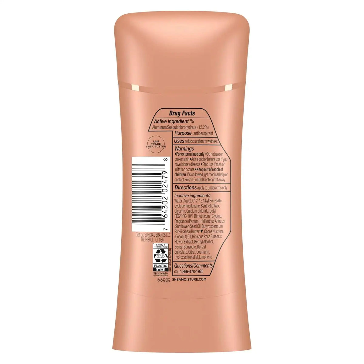 SheaMoisture AP Stick Coconut & Hibiscus 2.6 OZ 2 pk