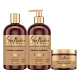 SheaMoisture Hydrate & Replenish Shampoo, Conditioner and Hair Masque 3 Count Manuka Honey & Marfura Oil for Curly Hair Deep Conditioning Hair Treatment to Hydrate and Replenish Hair