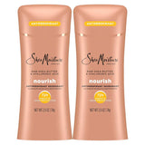 SheaMoisture Antiperspirant Deodorant Stick Moisturizing Raw Shea Butter & Hyaluronic Acid 2 Count for 48HR Sweat & Odor Protection with No Parabens & No Mineral Oil 2.6 oz