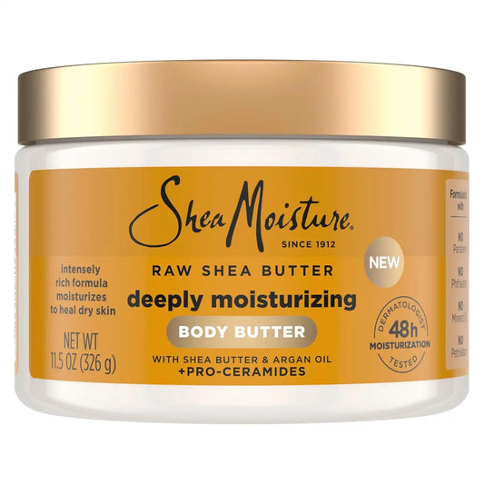 SheaMoisture Raw Shea Butter Body Butter, 11.5 Fl Oz (Pack of 12)